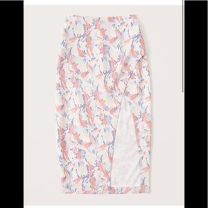 NWT Abercrombie & Fitch Wrap Midi Skirt